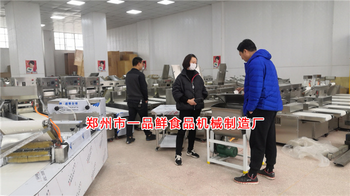 客戶考察燴面機配套設備 客戶考察燴面機配套設備